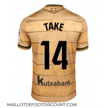 Maillot de football Réplique Real Sociedad Takefusa Kubo #14 Extérieur 2024-25 Manche Courte