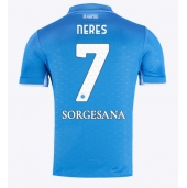 Maillot de football Réplique SSC Napoli David Neres #7 Domicile 2024-25 Manche Courte