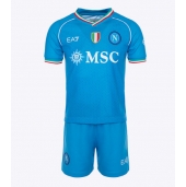 Maillot de football Réplique SSC Napoli Domicile Enfant 2023-24 Manche Courte (+ Pantalon court)