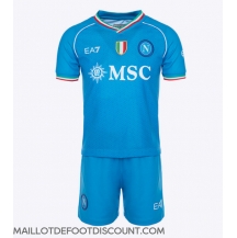 Maillot de football Réplique SSC Napoli Domicile Enfant 2023-24 Manche Courte (+ Pantalon court)