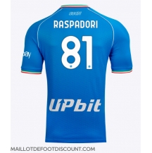 Maillot de football Réplique SSC Napoli Giacomo Raspadori #81 Domicile 2023-24 Manche Courte