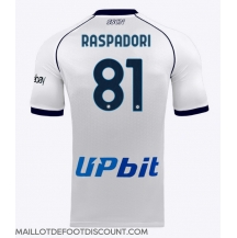 Maillot de football Réplique SSC Napoli Giacomo Raspadori #81 Extérieur 2023-24 Manche Courte