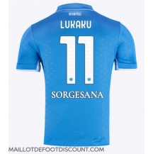 Maillot de football Réplique SSC Napoli Romelu Lukaku #11 Domicile 2024-25 Manche Courte