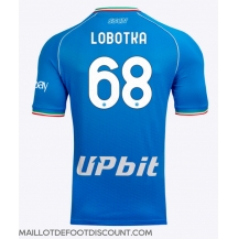 Maillot de football Réplique SSC Napoli Stanislav Lobotka #68 Domicile 2023-24 Manche Courte