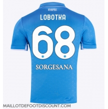 Maillot de football Réplique SSC Napoli Stanislav Lobotka #68 Domicile 2024-25 Manche Courte