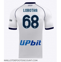 Maillot de football Réplique SSC Napoli Stanislav Lobotka #68 Extérieur 2023-24 Manche Courte