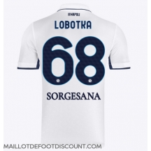 Maillot de football Réplique SSC Napoli Stanislav Lobotka #68 Extérieur 2024-25 Manche Courte