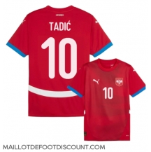 Maillot de football Réplique Serbie Dusan Tadic #10 Domicile Europe 2024 Manche Courte