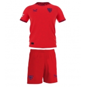 Maillot de football Réplique Sevilla Extérieur Enfant 2024-25 Manche Courte (+ Pantalon court)