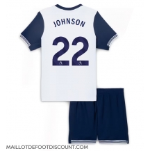 Maillot de football Réplique Tottenham Hotspur Brennan Johnson #22 Domicile Enfant 2024-25 Manche Courte (+ Pantalon court)