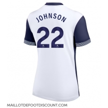 Maillot de football Réplique Tottenham Hotspur Brennan Johnson #22 Domicile Femme 2024-25 Manche Courte