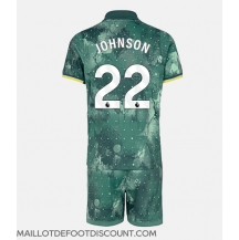 Maillot de football Réplique Tottenham Hotspur Brennan Johnson #22 Troisième Enfant 2024-25 Manche Courte (+ Pantalon court)