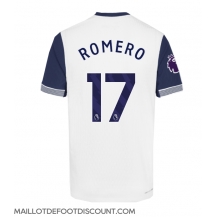 Maillot de football Réplique Tottenham Hotspur Cristian Romero #17 Domicile 2024-25 Manche Courte