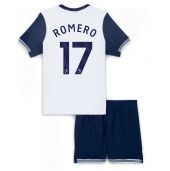 Maillot de football Réplique Tottenham Hotspur Cristian Romero #17 Domicile Enfant 2024-25 Manche Courte (+ Pantalon court)