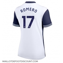 Maillot de football Réplique Tottenham Hotspur Cristian Romero #17 Domicile Femme 2024-25 Manche Courte