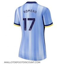 Maillot de football Réplique Tottenham Hotspur Cristian Romero #17 Extérieur Femme 2024-25 Manche Courte