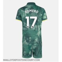 Maillot de football Réplique Tottenham Hotspur Cristian Romero #17 Troisième Enfant 2024-25 Manche Courte (+ Pantalon court)