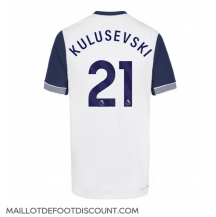 Maillot de football Réplique Tottenham Hotspur Dejan Kulusevski #21 Domicile 2024-25 Manche Courte