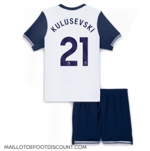 Maillot de football Réplique Tottenham Hotspur Dejan Kulusevski #21 Domicile Enfant 2024-25 Manche Courte (+ Pantalon court)