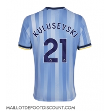 Maillot de football Réplique Tottenham Hotspur Dejan Kulusevski #21 Extérieur 2024-25 Manche Courte