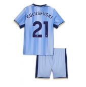 Maillot de football Réplique Tottenham Hotspur Dejan Kulusevski #21 Extérieur Enfant 2024-25 Manche Courte (+ Pantalon court)