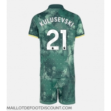 Maillot de football Réplique Tottenham Hotspur Dejan Kulusevski #21 Troisième Enfant 2024-25 Manche Courte (+ Pantalon court)