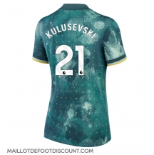 Maillot de football Réplique Tottenham Hotspur Dejan Kulusevski #21 Troisième Femme 2024-25 Manche Courte