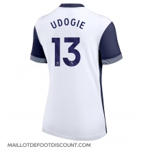 Maillot de football Réplique Tottenham Hotspur Destiny Udogie #13 Domicile Femme 2024-25 Manche Courte