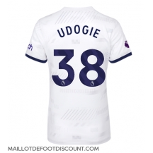 Maillot de football Réplique Tottenham Hotspur Destiny Udogie #38 Domicile Femme 2023-24 Manche Courte