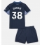 Maillot de football Réplique Tottenham Hotspur Destiny Udogie #38 Extérieur Enfant 2023-24 Manche Courte (+ Pantalon court)