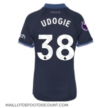 Maillot de football Réplique Tottenham Hotspur Destiny Udogie #38 Extérieur Femme 2023-24 Manche Courte