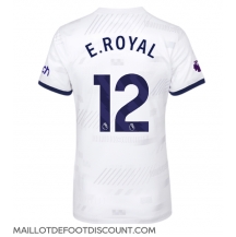 Maillot de football Réplique Tottenham Hotspur Emerson Royal #12 Domicile Femme 2023-24 Manche Courte