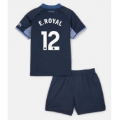 Maillot de football Réplique Tottenham Hotspur Emerson Royal #12 Extérieur Enfant 2023-24 Manche Courte (+ Pantalon court)