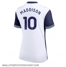 Maillot de football Réplique Tottenham Hotspur James Maddison #10 Domicile Femme 2024-25 Manche Courte