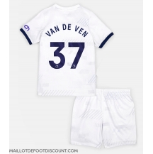 Maillot de football Réplique Tottenham Hotspur Micky van de Ven #37 Domicile Enfant 2023-24 Manche Courte (+ Pantalon court)