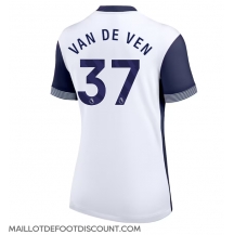 Maillot de football Réplique Tottenham Hotspur Micky van de Ven #37 Domicile Femme 2024-25 Manche Courte