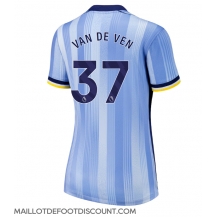 Maillot de football Réplique Tottenham Hotspur Micky van de Ven #37 Extérieur Femme 2024-25 Manche Courte