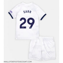 Maillot de football Réplique Tottenham Hotspur Pape Matar Sarr #29 Domicile Enfant 2023-24 Manche Courte (+ Pantalon court)