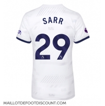 Maillot de football Réplique Tottenham Hotspur Pape Matar Sarr #29 Domicile Femme 2023-24 Manche Courte