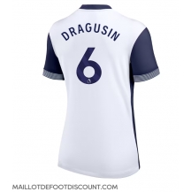 Maillot de football Réplique Tottenham Hotspur Radu Dragusin #6 Domicile Femme 2024-25 Manche Courte