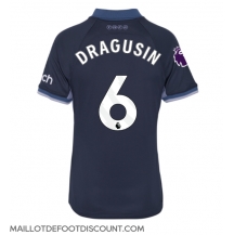 Maillot de football Réplique Tottenham Hotspur Radu Dragusin #6 Extérieur Femme 2023-24 Manche Courte