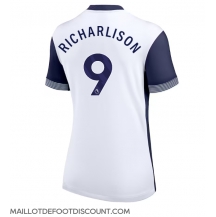 Maillot de football Réplique Tottenham Hotspur Richarlison #9 Domicile Femme 2024-25 Manche Courte