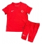 Maillot de football Réplique Turkey Extérieur Enfant Europe 2024 Manche Courte (+ Pantalon court)