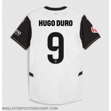 Maillot de football Réplique Valencia Hugo Duro #9 Domicile 2024-25 Manche Courte