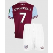 Maillot de football Réplique West Ham United Crysencio Summerville #7 Domicile Enfant 2024-25 Manche Courte (+ Pantalon court)