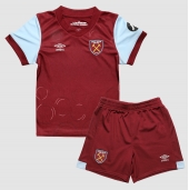 Maillot de football Réplique West Ham United Domicile Enfant 2023-24 Manche Courte (+ Pantalon court)