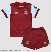 Maillot de football Réplique West Ham United Domicile Enfant 2023-24 Manche Courte (+ Pantalon court)