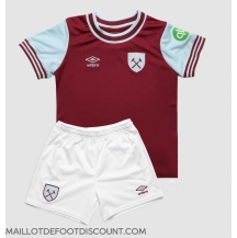 Maillot de football Réplique West Ham United Domicile Enfant 2024-25 Manche Courte (+ Pantalon court)