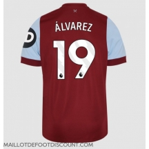 Maillot de football Réplique West Ham United Edson Alvarez #19 Domicile 2023-24 Manche Courte