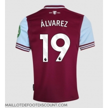 Maillot de football Réplique West Ham United Edson Alvarez #19 Domicile 2024-25 Manche Courte